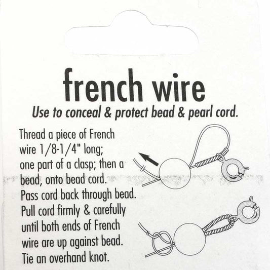 French Wire -  Heavy - Silver (Pack)