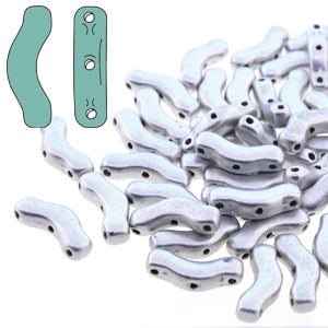 Czech Shaped Beads - Bridge - Aluminum (25)