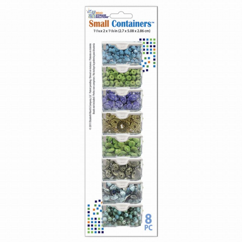 Elizabeth Ward Bead Storage Solutions - Small Containers (Pack of 8)