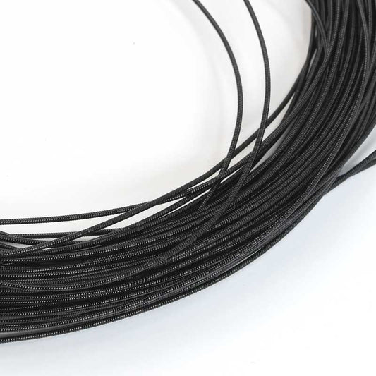 Gijai / Gimp / Stiff Wire - 1mm Smooth - Licorice (2m)