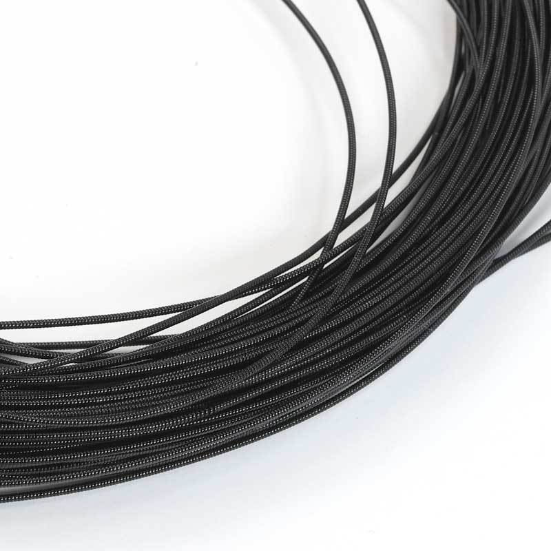 Gijai / Gimp / Stiff Wire - 1mm Smooth - Licorice (2m)