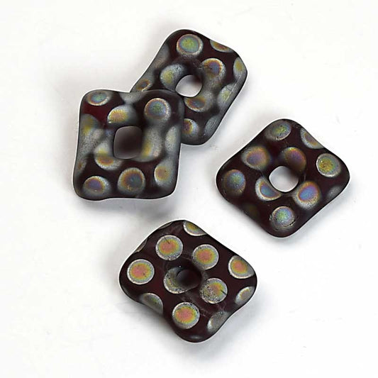 Fused Glass - 14mm - Trafalgar Square - Matte Garnet (2)