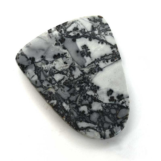OOAK - Cabochon Shield - Zebra Jasper