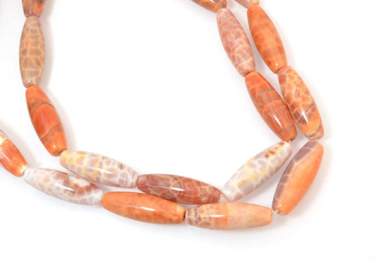 Limited Edition Long Rice Fire Agate 16in