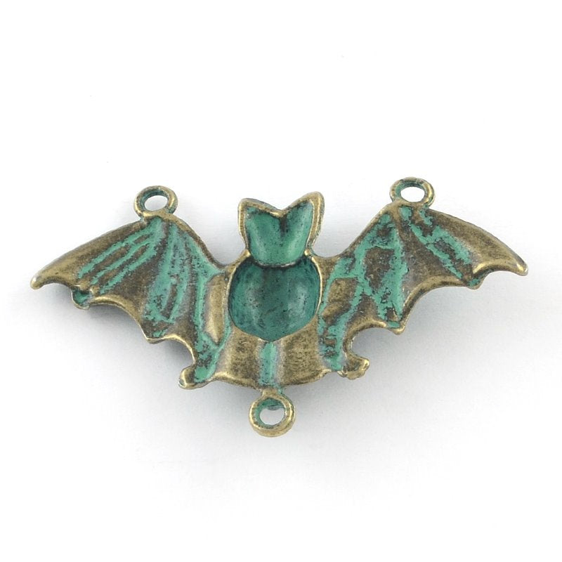 Fat Bat Pend    Patina-ed Bronze 5