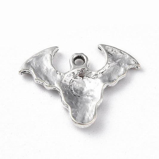 Halloween Theme 2 Charms   Ant Silv 15pcs