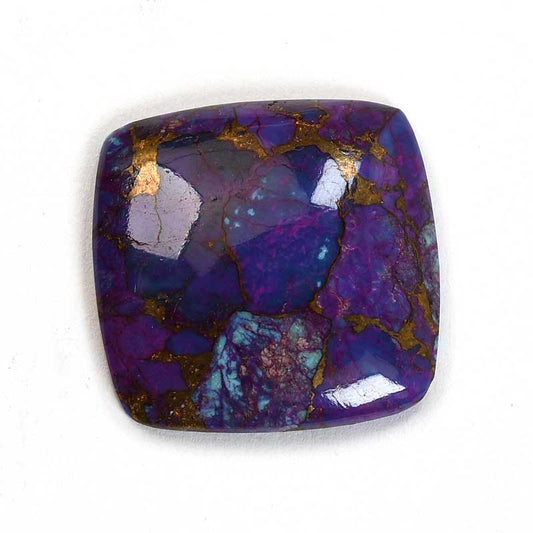 OOAK Cabochon - Purple Turquoise - Square