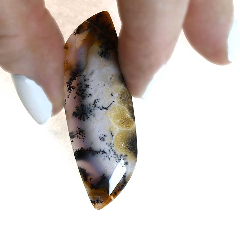 OOAK Cabochon - Amethyst Sage Agate - Freeform