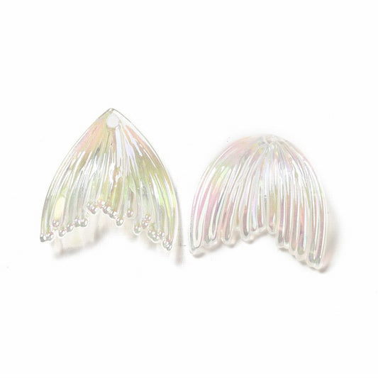 Acrylic Charm   FishTale CrystalAB 5