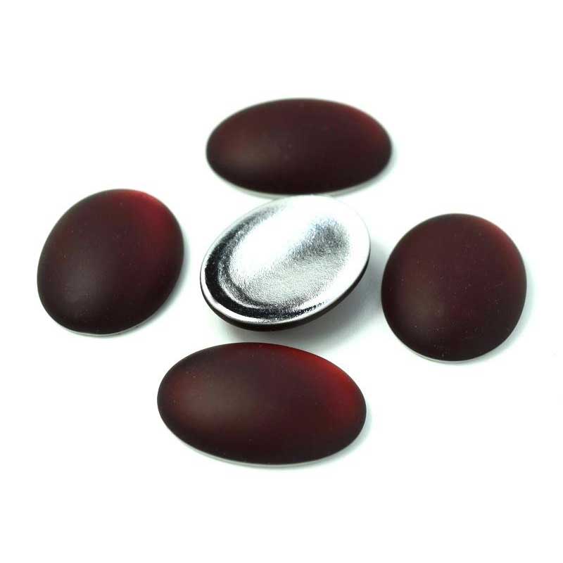 LunaSoft - Cabochon - 18x25mm - Oval - Garnet