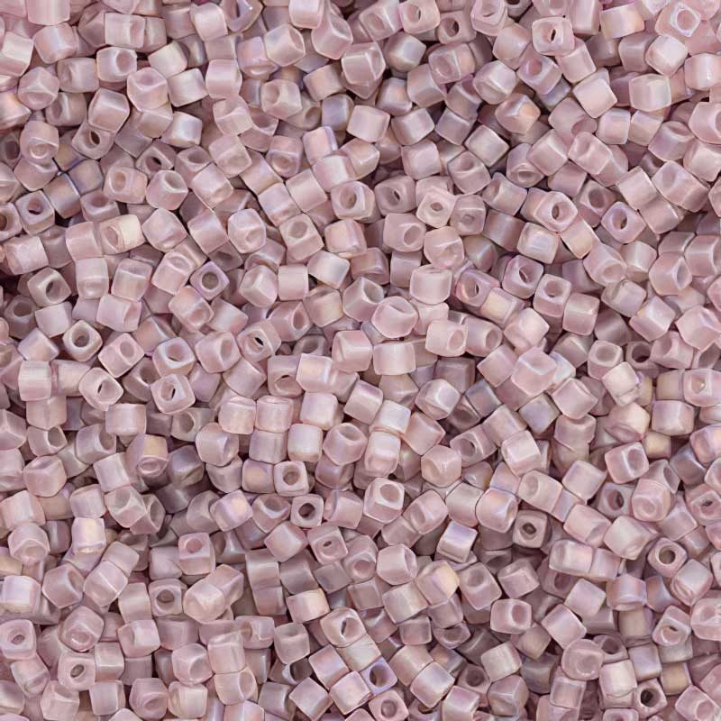 Miyuki Cube - 1.8mm - Matte Smoky Amethyst AB