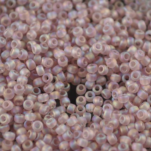 Toho Seed Beads - 11/0 - Frosted Transparent AB Light Amethyst