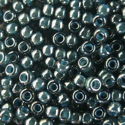 Toho Seed Beads - 11/0 - Inside Color Pewter/Crystal
