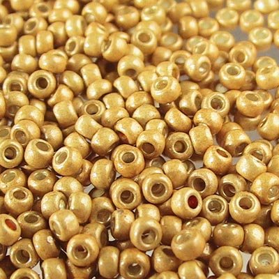 Toho Seed Beads - 11/0 - Matt Permanent Finish Galvanized Gold