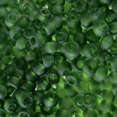 Toho Seed Beads - 11/0 - Frosted Transparent Olivine
