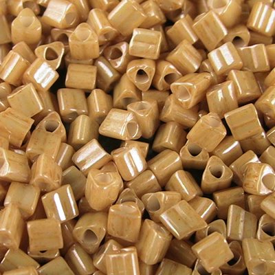 Toho Triangles - 11/0 - Opaque Butterscotch Lustre