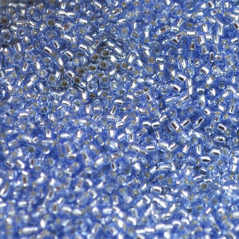 Toho Seed Beads - 15/0 - Silver Lined Light Sapphire