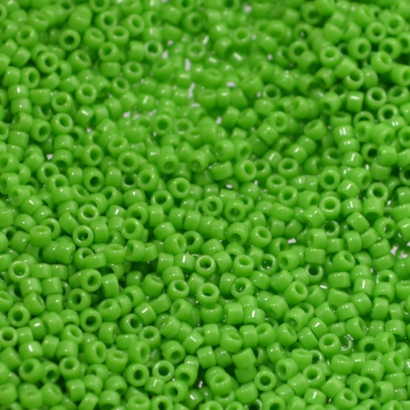 Toho Seed Beads - 15/0 - Opaque Mint Green