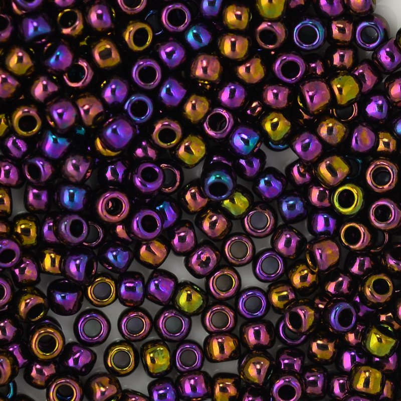 Toho Seed Beads - 6/0 - Metallic Iris Purple