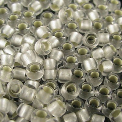 Toho Seed Beads - 8/0 - Frosted Silver Lined Crystal