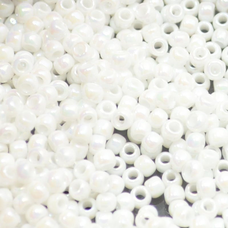 Toho Seed Beads - 8/0 - White Rainbow