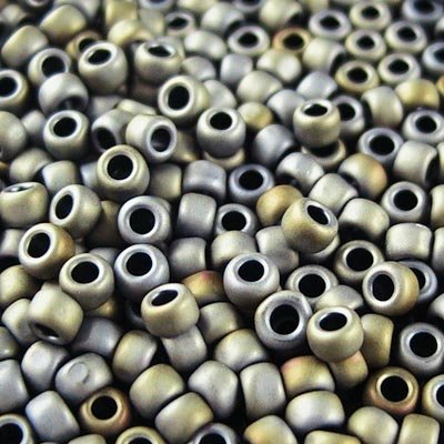 Toho Seed Beads - 8/0 - Matte Iris Gray