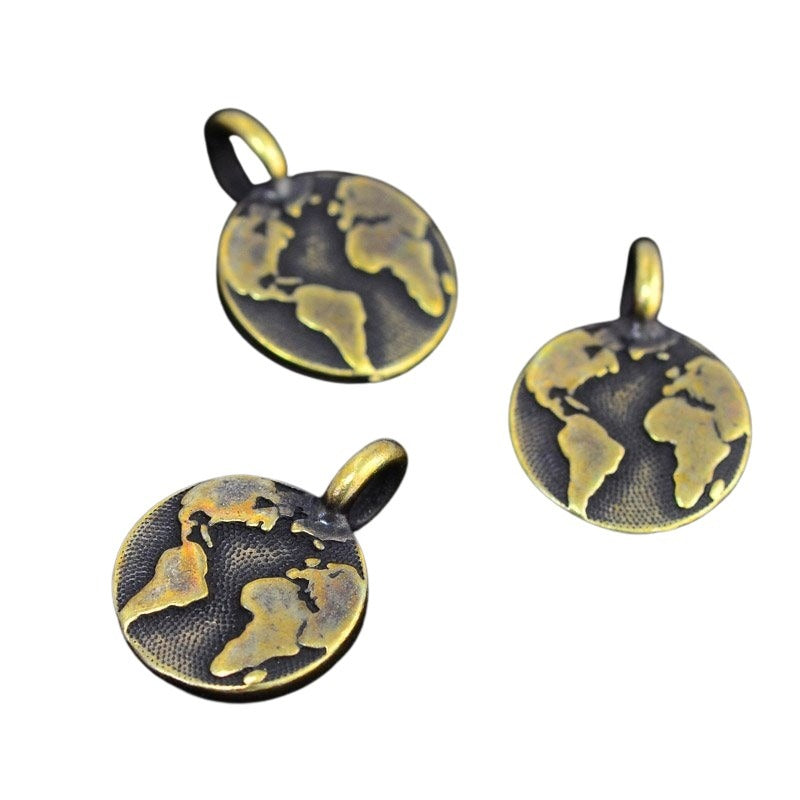 Earth Charm Brass Oxide Each