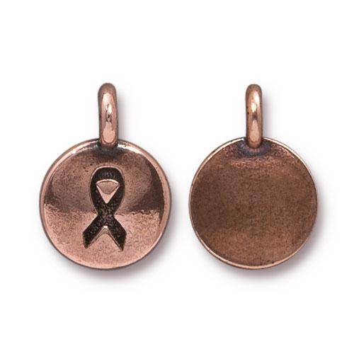 Awareness Ribbon Charm Ant Copr Each
