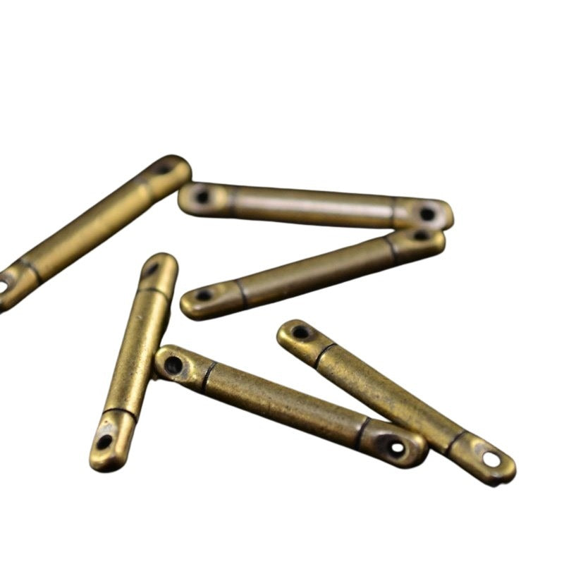 Findings - .75in Link Bead Bar - Brass Oxide