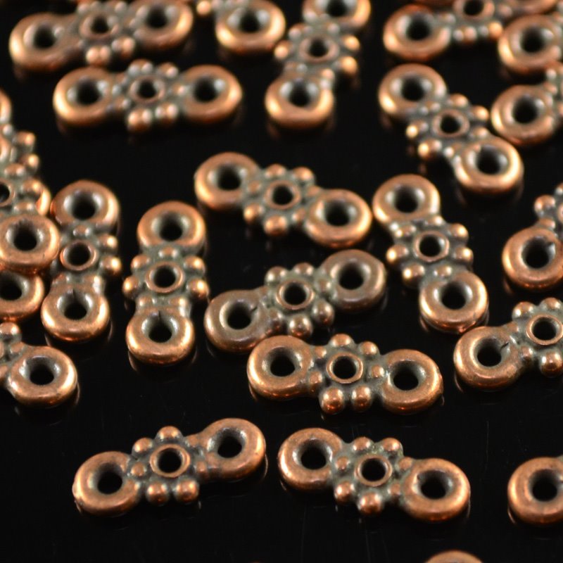 Link - Daisy Link - Antiqued Copper