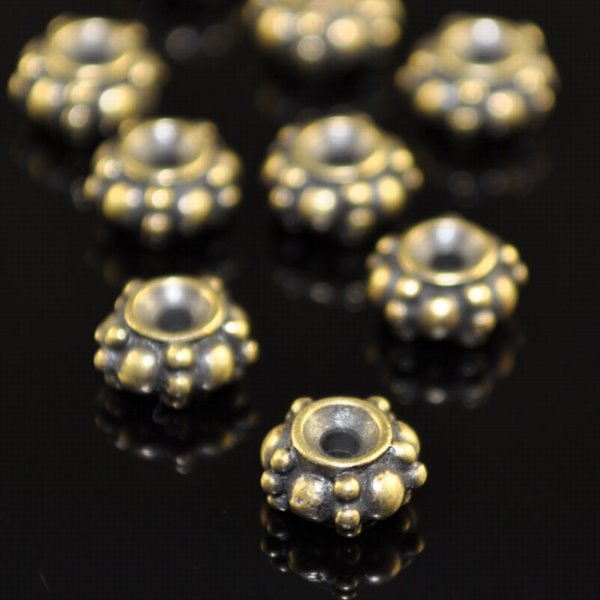 Metal Bead - Turkey - Antique Gold (5)