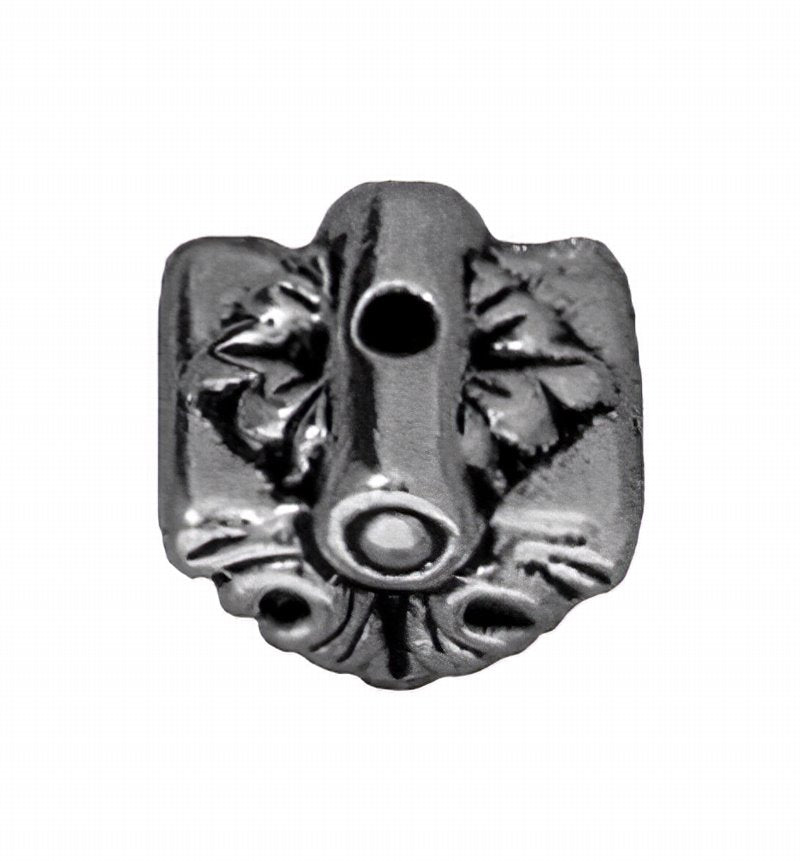 Bead Cap Luna - Decorative Triangle - Antique Copper