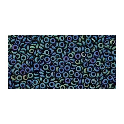 Toho Seed Beads - 6/0 - Demi Round - Matte Teal Iris Metallic