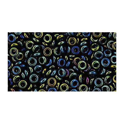 Toho Seed Beads - 6/0 - Demi Round - Green Iris Metallic