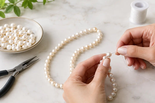 How to Knot Pearl Necklaces for a Lasting Finish