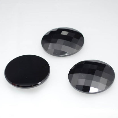 Swarovski Rhinestones - 40mm Chessboard Circle (2035) - Jet