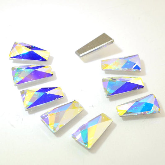 Swarovski Rhinestones - 7x12mm Wing Flat Back (2770) - Crystal AB