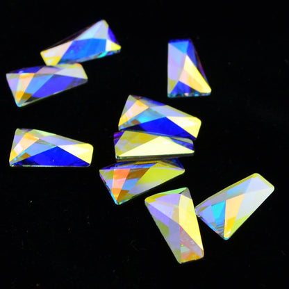 Swarovski Rhinestones - 7x12mm Wing Flat Back (2770) - Crystal AB