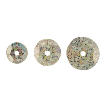 Sequins Round Cup - 6-10mm - Hologram Champagne (Pack)