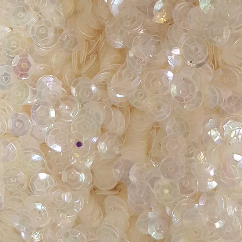 Sequins Round Cup - 5mm - Crystal AB (Pack)