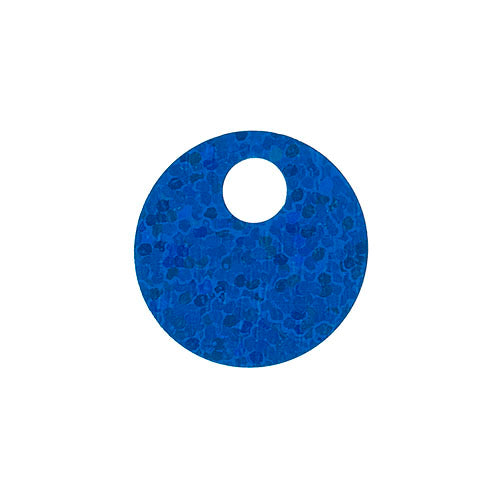 Sequins Round Large Hole Spangle - 20mm - Hologram Royal Blue (Pack)
