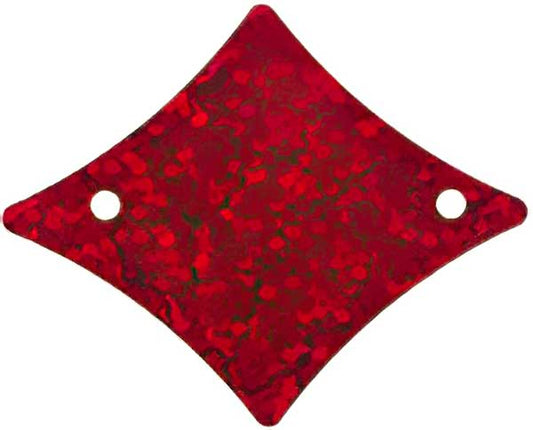 Sequins Diamond - 30mm - Hologram Red (Pack)
