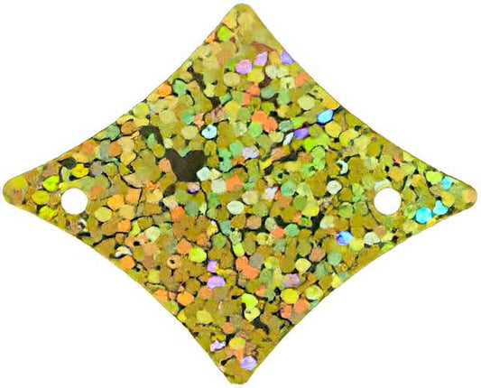 Sequins Diamond - 30mm - Hologram Yellow (Pack)