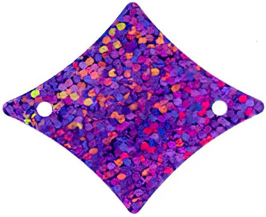 Sequins Diamond - 30mm - Hologram Pink (Pack)