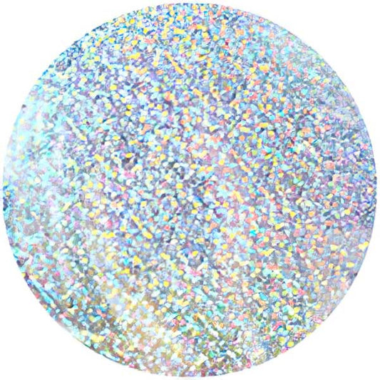 Sequins Round No Hole - 50mm - Hologram Silver (Pack)