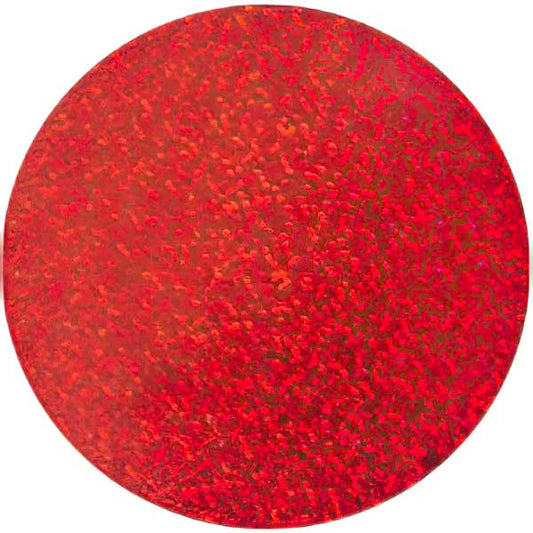 Sequins Round No Hole - 50mm - Hologram Red (Pack)