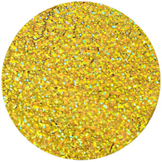 Sequins Round No Hole - 80mm - Hologram Marigold (Pack)