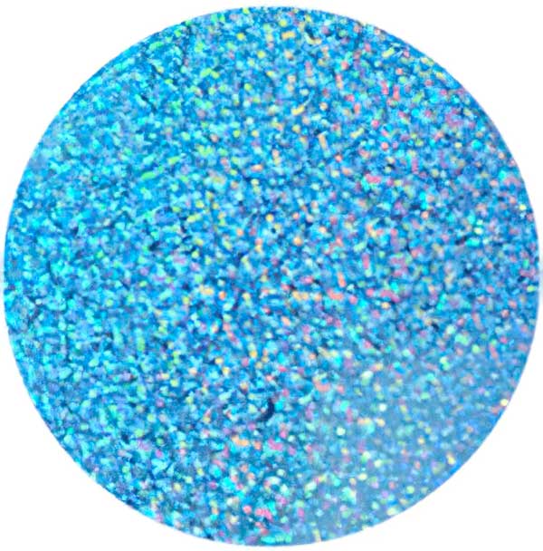 Sequins Round No Hole - 80mm - Hologram Blue (Pack)