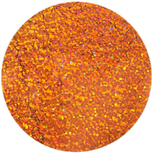 Sequins Round No Hole - 80mm - Hologram Orange (Pack)