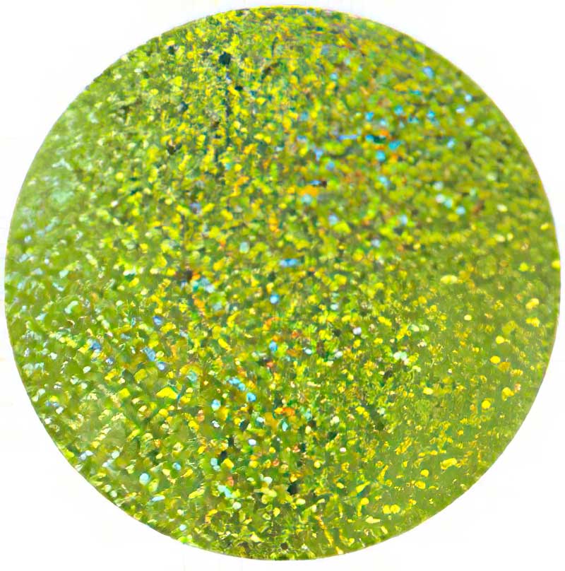 Sequins Round No Hole - 80mm - Hologram Lime Green (Pack)